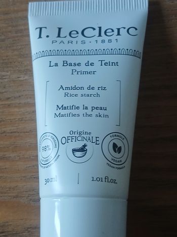 Matifiant  visage  base de teint