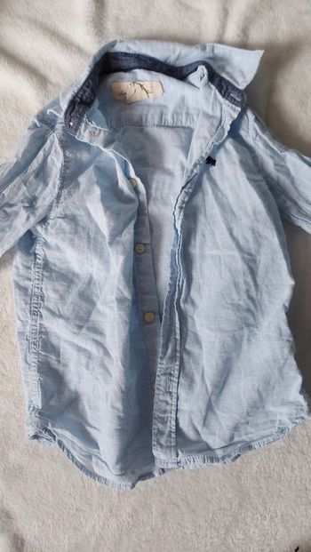 Chemise garçon manche longue