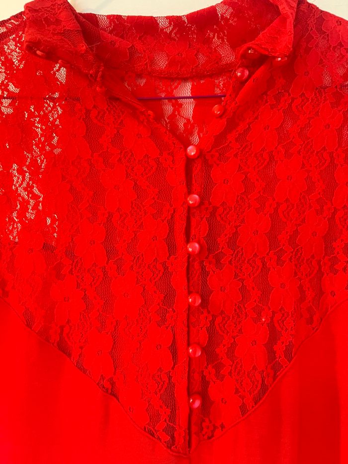 Robe de soirée rouge - photo numéro 5