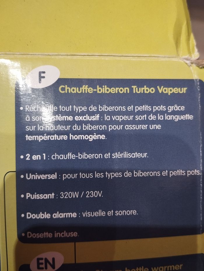 Chauffe biberon 2 en 1 - photo numéro 4