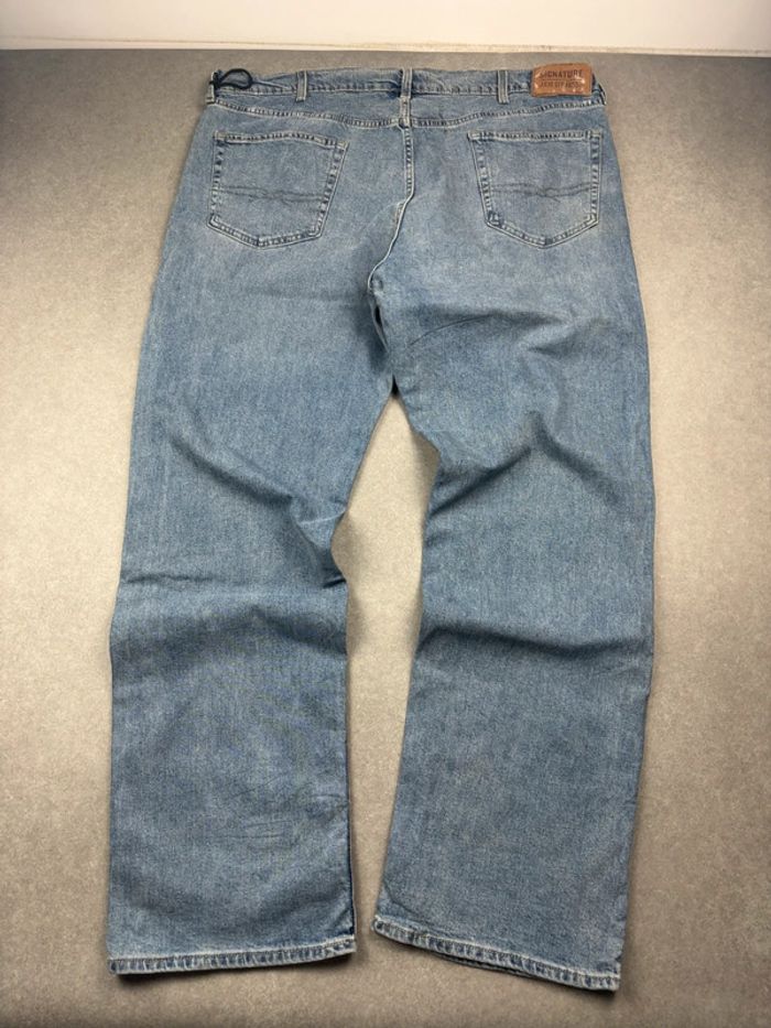 Jean pantalon coupe droite signature levis bleu W40 L32 - photo numéro 4