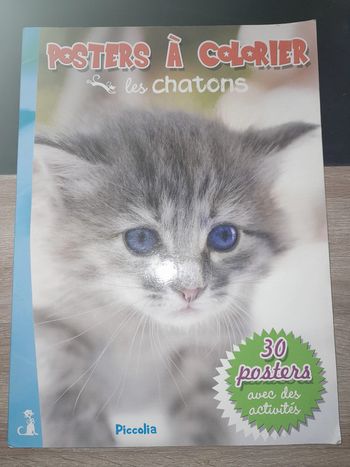 posters à colorier les chatons