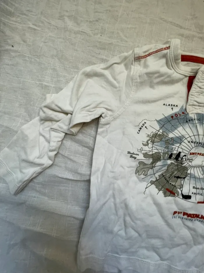 Tee-shirt manches longues Pataugas 5 ans + 3 vêtements offerts ! - photo numéro 3