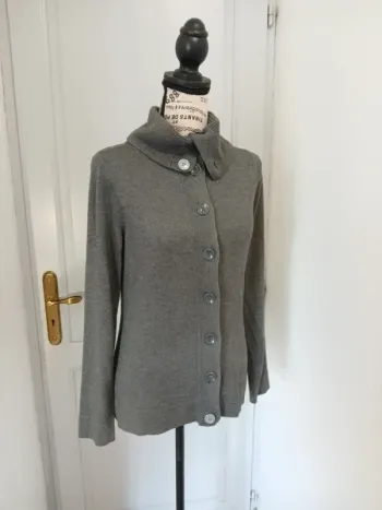 🖤 Gilet gris – Esprit – Taille S – Très bon état