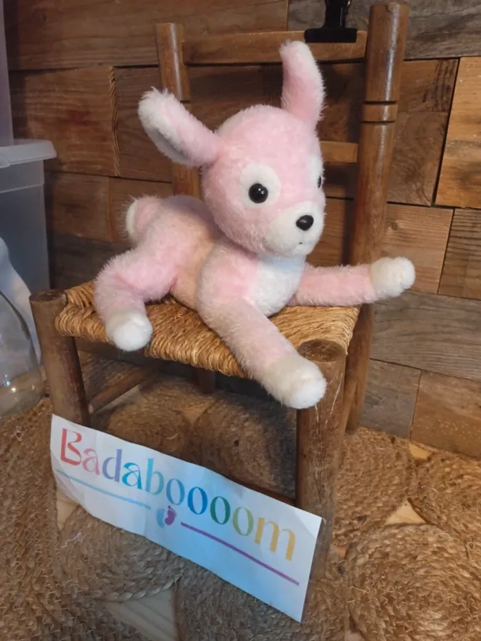 Peluche faon Nounours vintage tbe - photo numéro 4