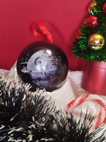 Boule de Noël Star wars - Étoile de la mort