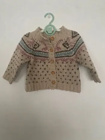 Gilet grain de blé 18 mois