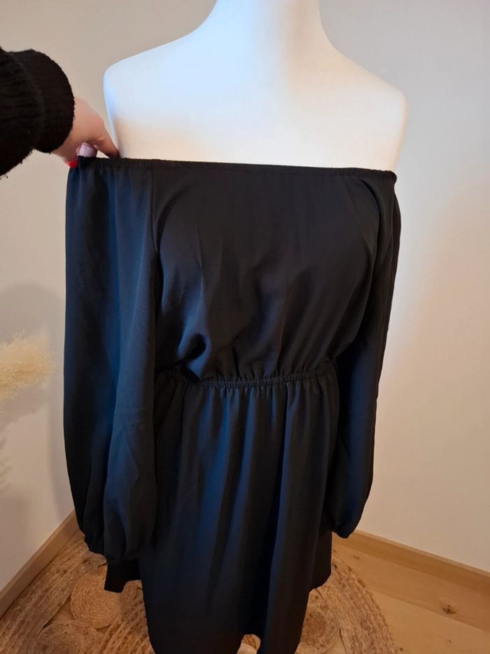 Petite robe noire fluide neuve Missguided taille S/M 36/38 - photo numéro 8