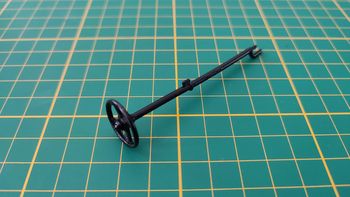 Volant seul pièce détachée miniature Jaguar XK 120 1948 1/24 Burago #B47