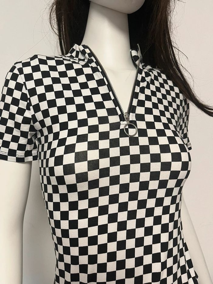 Robe damier Jennyfer - photo numéro 2