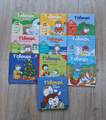 Lot de 10 livres enfant Tchoupi