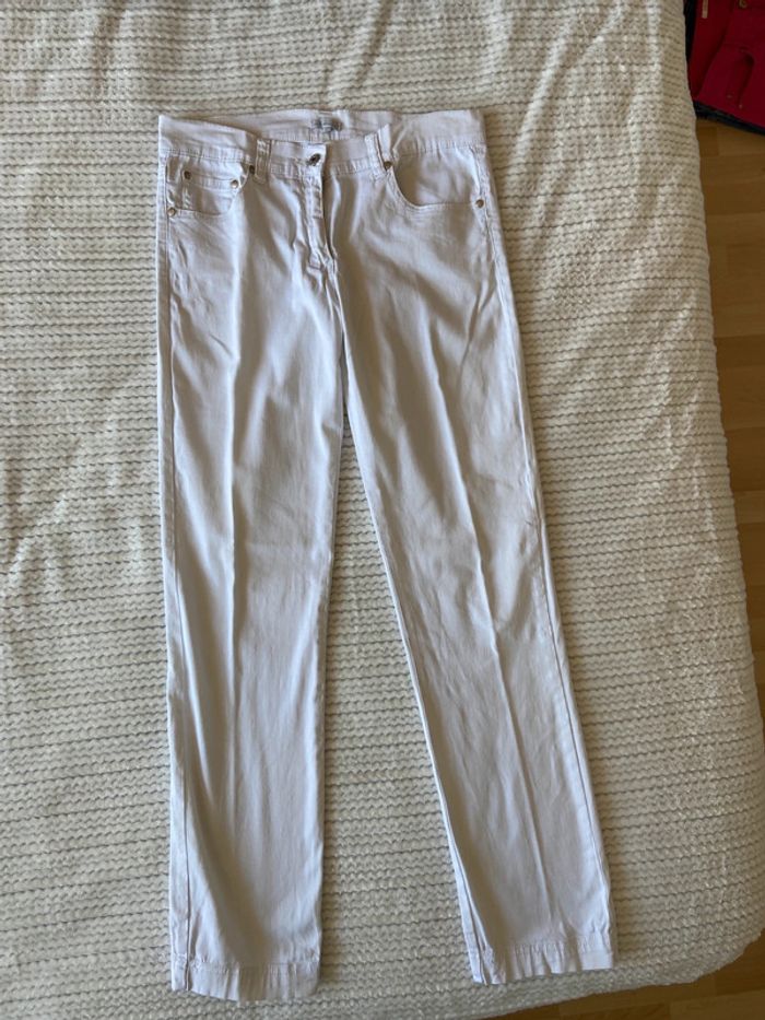 Lot de 3 pantalons coton taille basse / Taille 42 - photo numéro 7