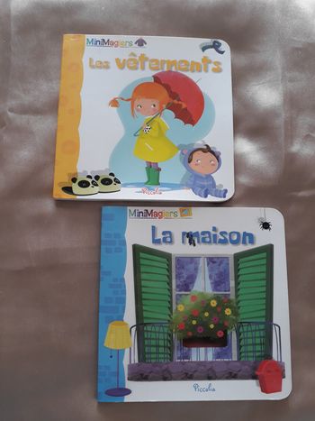 Lot de 2 livres mini imagiers