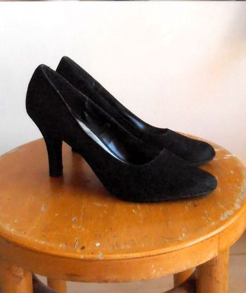 Escarpins noirs, Mia Moda, pointure 37, chaussures à talons