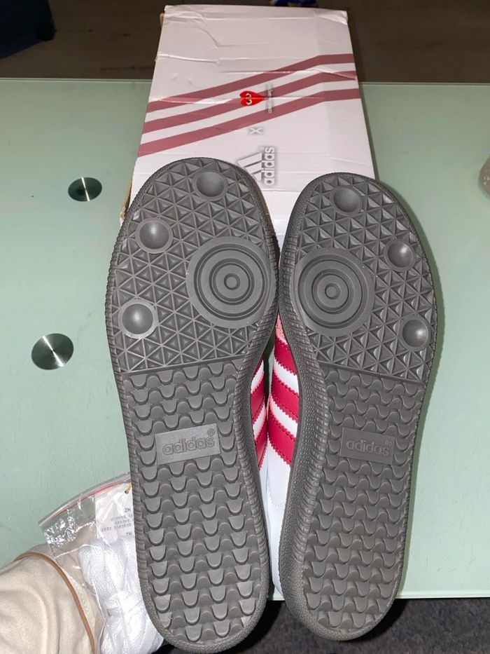 Adidas Samba X Comme Des Garçons Rose Taille 38 - photo numéro 4