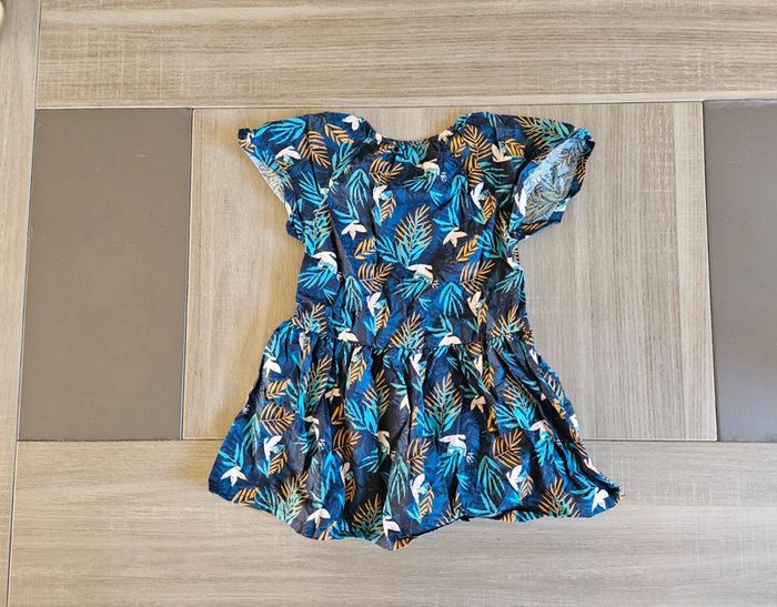 Robe fille 2 ans Verbaudet – motif tropical - photo numéro 3