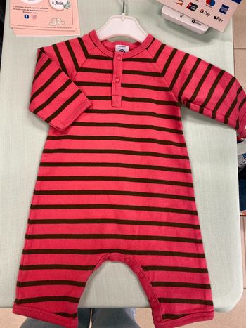 Combinaison 3 mois petit bateau