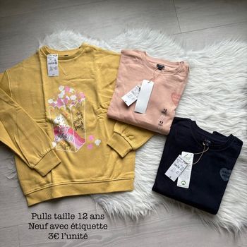 Pull taille 12 ans neuf avec étiquette