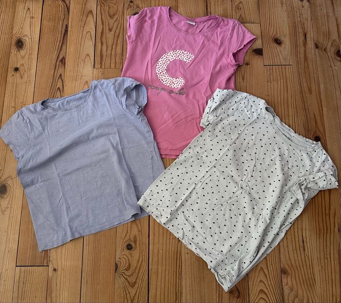 Lot de 3 T-shirt manches courtes - photo numéro 1