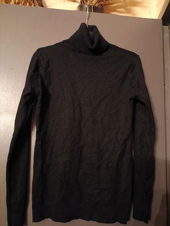 Pull col roulé