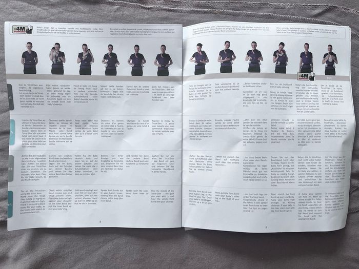 Écharpe de portage tricot-slen en coton biologique - photo numéro 9