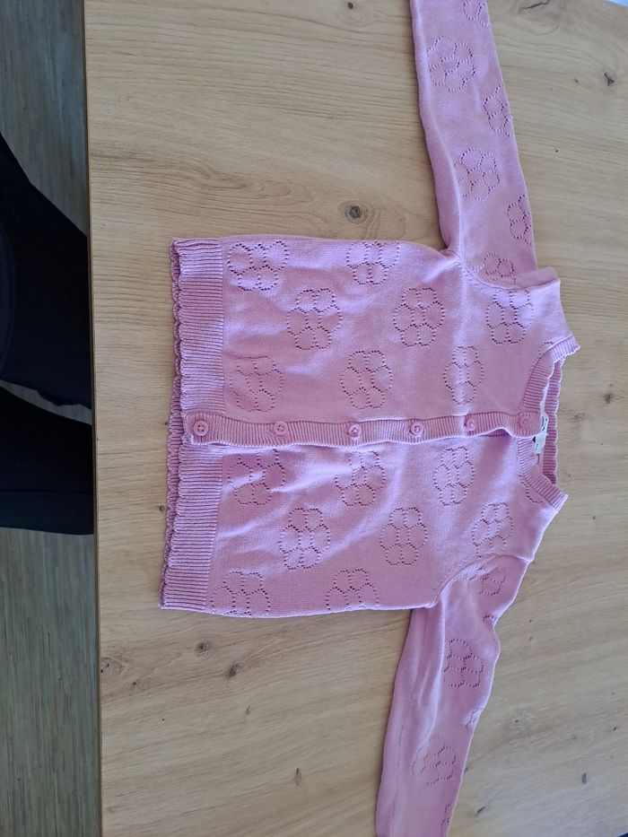 Gilet rose fille 3 ans - photo numéro 4