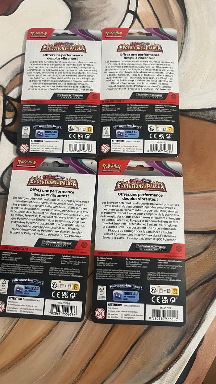 Blister Pokémon EV2 évolution à paldea - photo numéro 2