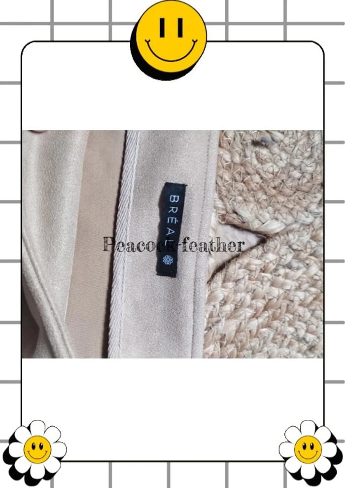 Jupe suédine beige bréal 46 - photo numéro 4