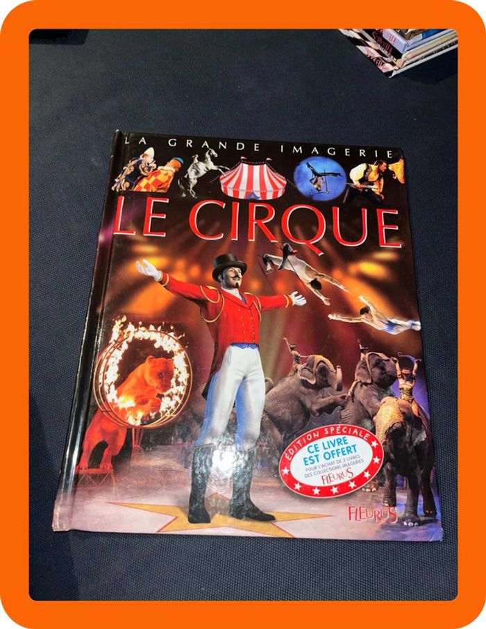 Livre pour enfants la grande imagerie fleurus le cirque