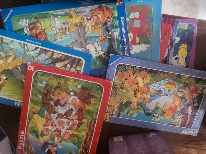 Lot de puzzle certains en bon état d autre satisfaisant