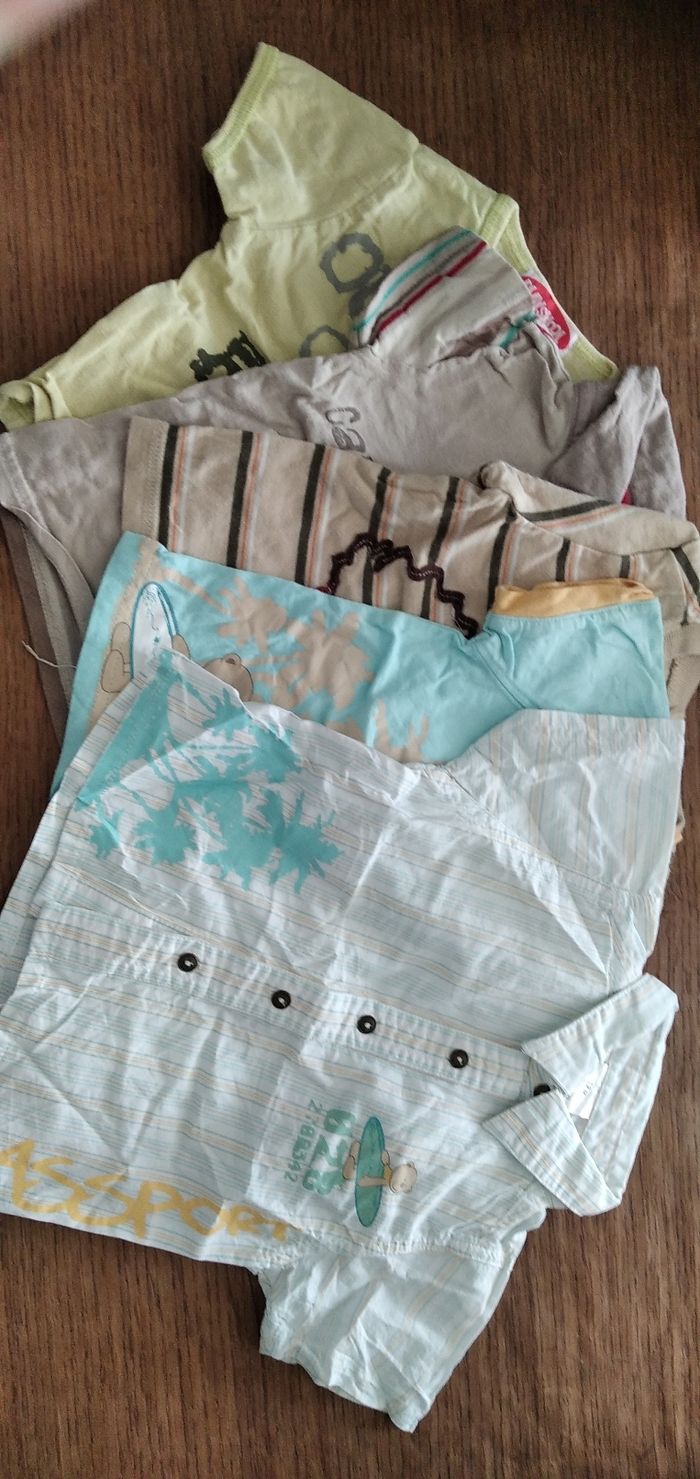 Lot t-shirt et chemise