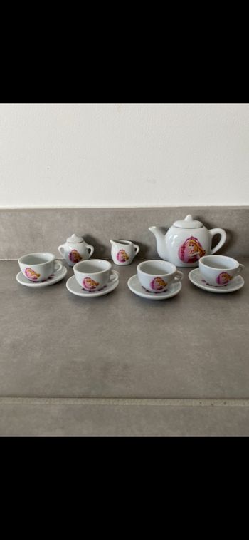 Service à café et thé en porcelaine Belle au bois dormant