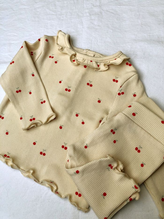 Ensemble Kiabi 1 mois : t-shirt + legging - photo numéro 3