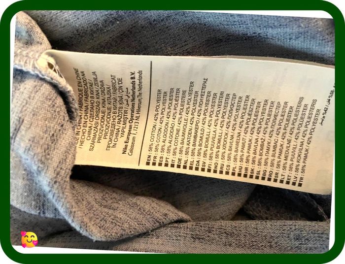 👕 T-shirt Nike – Homme – Taille XL – Gris bleuté chiné - photo numéro 5