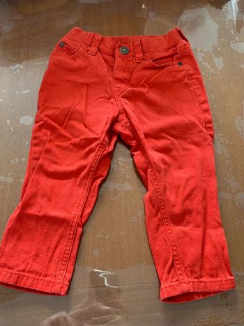 Pantalon rouge 9 mois H&M
