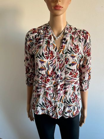 Blouse imprimée à manches courtes Morgan taille 38 TBE (taille petit)