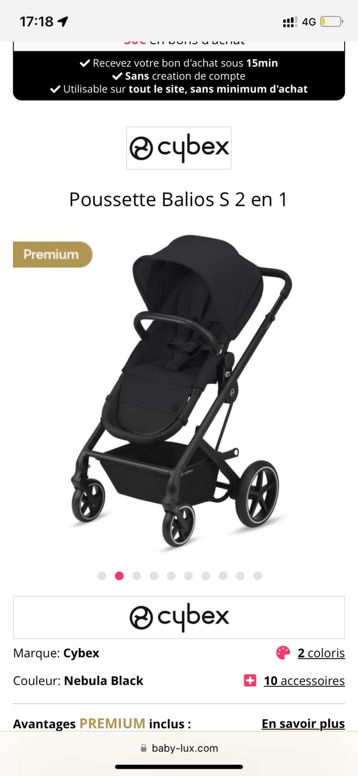 Poussette cybex - photo numéro 3