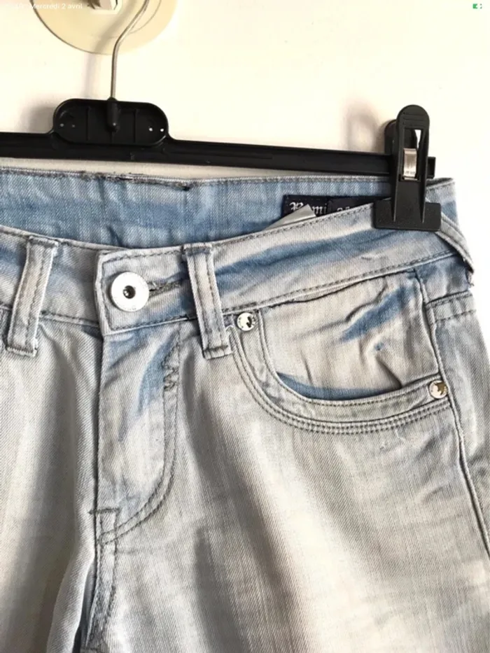 Short Remixx Jeans taille 34 bleu clair - photo numéro 3