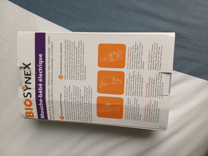 Biosynex - Mouche-bébé électrique très bon état - Aspiration efficace et hygiénique - photo numéro 2