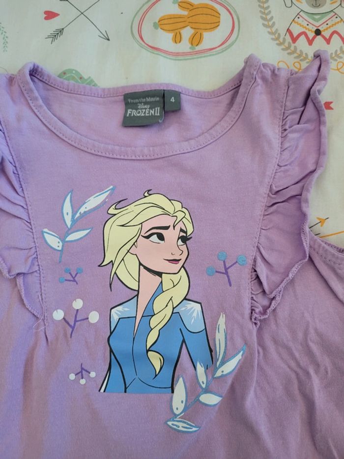 T-shirt sans manches 4 ans Disney Reine des Neiges 2 - photo numéro 4