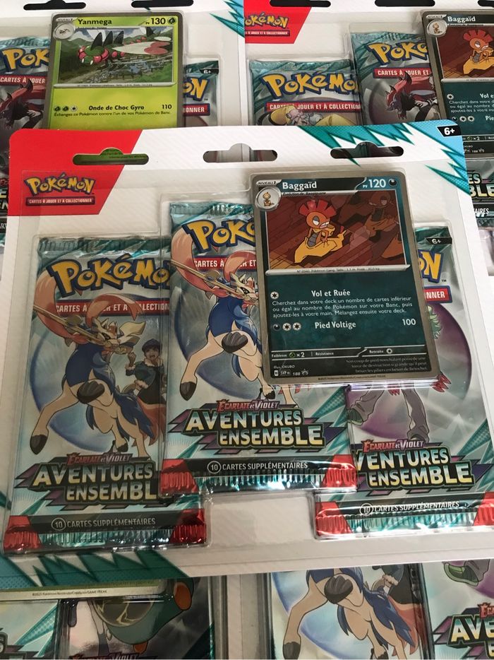 Pokemon lot de 5 tripack ev9 - photo numéro 2