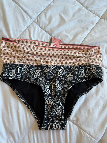Bas de maillot de bain montant bikini multicolore motif Penti taille L/40 neuf avec étiquette