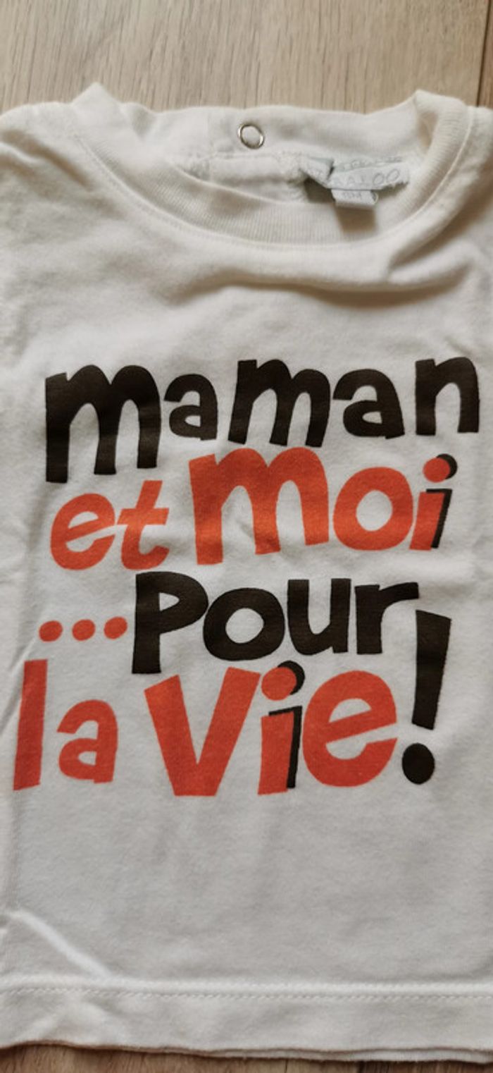 Ensemble débardeurs short marron Kimbaloo 6 mois - photo numéro 3