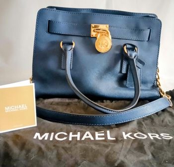 Sac à main Michael Kors bleu très bon état