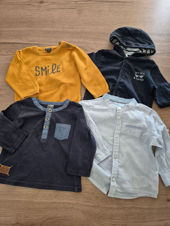 Lot de hauts 12 mois