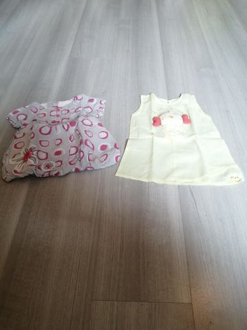 Lot de 2 robes 6 mois