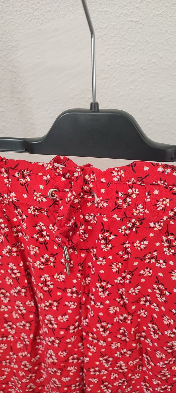 Pantalon léger rose à motifs floraux Kiabi en viscose - Taille 40 - photo numéro 5