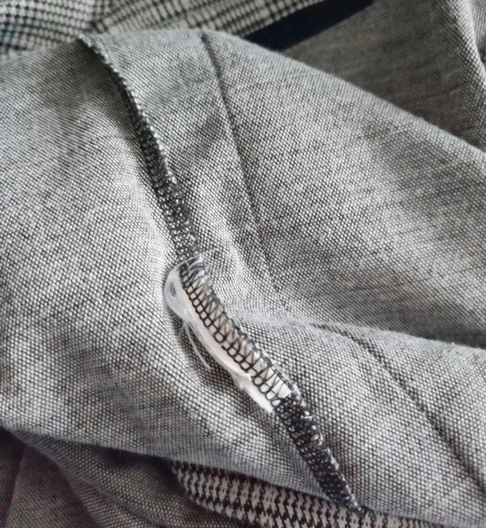 Blazer long à carreaux femme - photo numéro 4