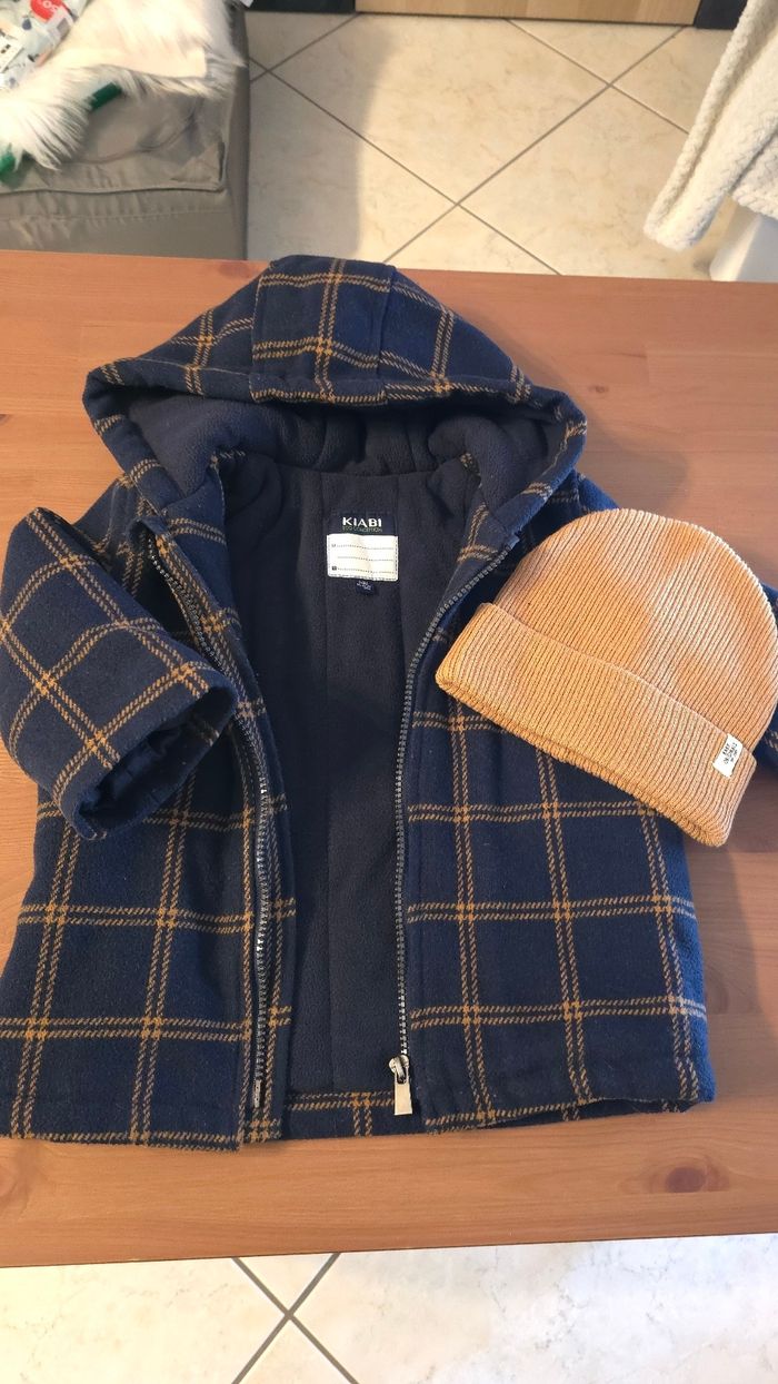 🥰💙😍 manteau chaud et bonnet 24mois Garçon 🥰😍💙 - photo numéro 3