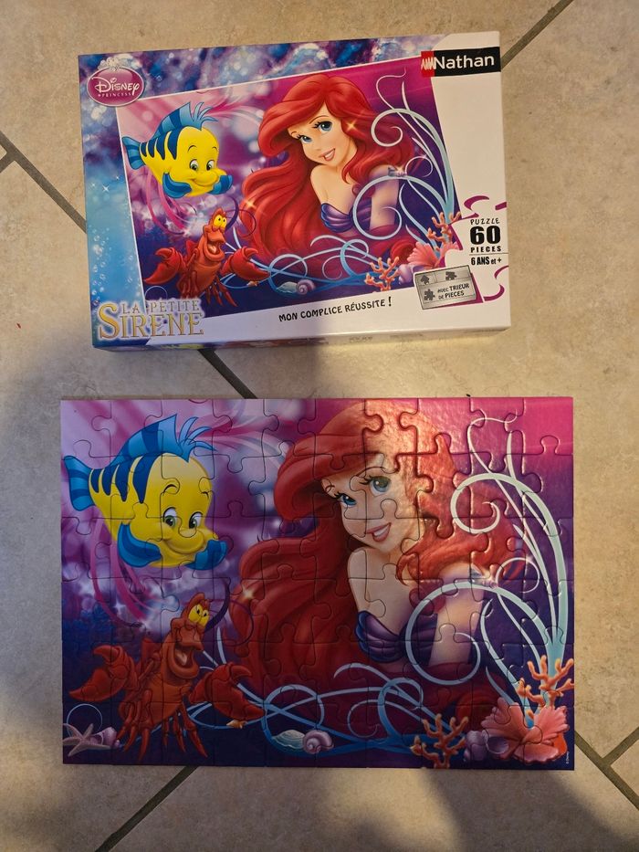 puzzle 60 pièces ariel Disney